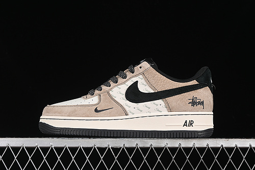 【340】[XZ6188-999]-[AIR FORCE 1 07 LOW WHITE/BLACK/KHAKI]-[WOMAN:36-39]-[MAN:40-45]