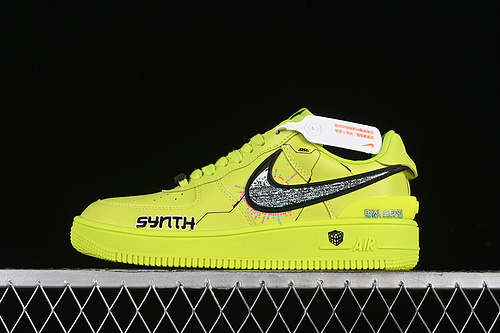 【340】[DV3464-010]-[AMBUSH X AIR FORCE 1 07 LOW PUNK FUTURE BLACK/GREEN/GREY]-[UNISEX:36-47.5]
