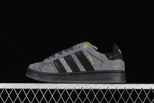 【250】[IE8349]-[ORIGINALS CAMPUS 00S CARBON/SOLAR GREEN/CORE BLACK]-[WOMAN:36-39]-[MAN:40-45]