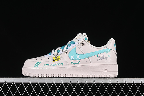 【340】[DZ1328-112]-[AIR FORCE 1 07 LOW KEEP SMILE BLUE/WHITE]-[WOMAN:36-39]-[MAN:40-45]