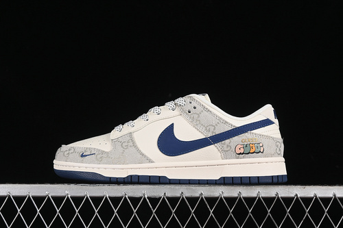 【360】[XX2025-801]-[SB DUNK LOW WHITE/GREY/BLUE]-[WOMAN:36-39]-[MAN:40-45]
