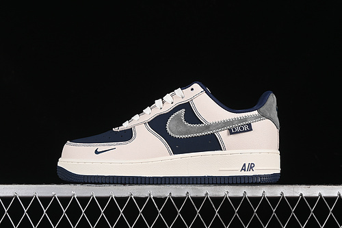 【340】[KK1988-012]-[AIR FORCE 1 07 LOW GREY/BLUE/BEIGE]-[WOMAN:36-39]-[MAN:40-45]