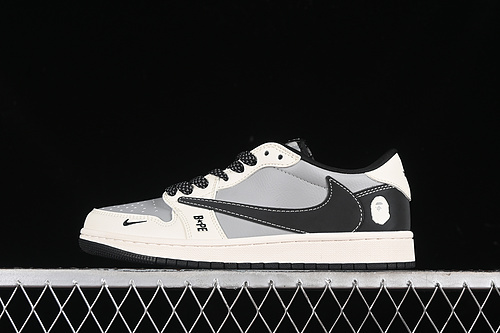 【360】[BB6511-626]-[TRAVIS SCOTT X FRAGMENT DESIGN X AIR JORDAN 1 LOW OG SP WHITE/BLACK/GREY]-[36-45]