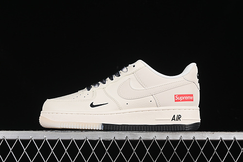 【340】[BB7577-217]-[AIR FORCE 1 07 LOW SUPREME OFF WHITE/BLACK]-[WOMAN:36-39]-[MAN:40-45]