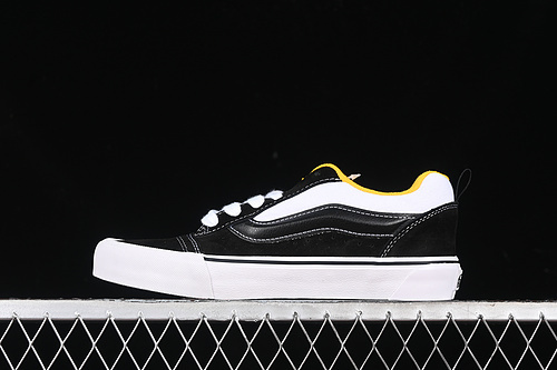 【220】[VN000D6C6RJ]-[VANS KNU SKOOL BLACK/WHITE/YELLOW]-[WOMAN:35-39]-[MAN:40-44]
