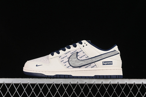 【360】[XX2025-288]-[DUNK LOW SB SUPREME OFF WHITE/GREY/BLUE]-[WOMAN:36-39]-[MAN:40-45]