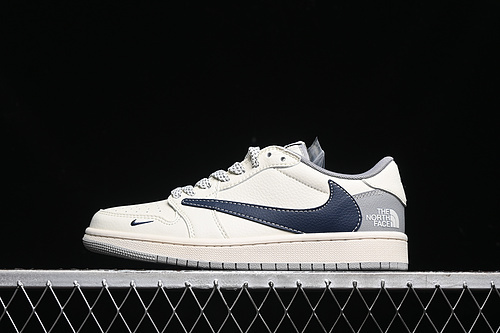 【360】[XS3086-002]-[TRAVIS SCOTT X FRAGMENT DESIGN X AIR JORDAN 1 LOW OG SP WHITE/GREY/BLUE]-[36-45]