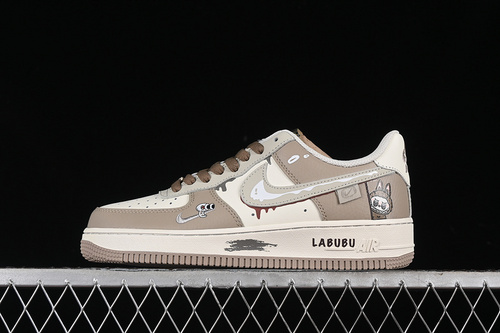 【320】[DB3301-331]-[AIR FORCE 1 07 LOW LABUBU WHITE/GREY/BROWN]-[WOMAN:36-39]-[MAN:40-45]