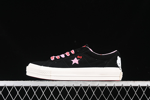 【250】[362940C]-[CONVERSE X HELLO KITTY BLACK/PINK/WHITE]-[WOMAN:35-39]-[MAN:40-44]