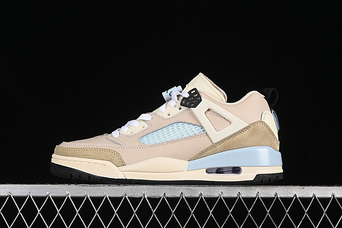 【360】[HQ3439-101]-[AIR JORDAN SPIZIKE LOW BLUE/BROWN/KHAKI]-[WOMAN:36-39]-[MAN:40-47.5]