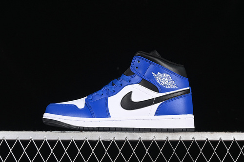 【280】[DQ8423-402]-[AIR JORDAN 1 MID WHITE/BLUE/BLACK]-[WOMAN:36-39]-[MAN:40-46]