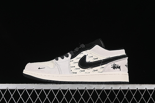 【360】[SJ9950-026]-[AIR JORDAN 1 LOW GREY/BLACK/SILVER]-[WOMAN:36-39]-[MAN:40-45]