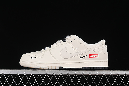 【360】[BB8675-112]-[SB DUNK LOW SUPREME OFF WHITE/BLACK]-[WOMAN:36-39]-[MAN:40-45]