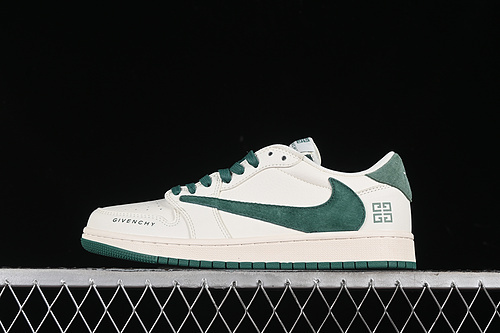 【360】[LX1988-107]-[TRAVIS SCOTT X FRAGMENT DESIGN X AIR JORDAN 1 LOW OG SP OFF WHITE/GREEN]-[36-45]