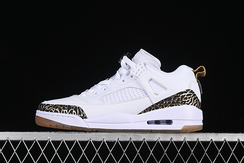 【340】[HJ9019-100]-[JORDAN SPIZIKE LOW WHITE/BLACK/METALLIC GOLD]-[WOMAN:36-39]-[MAN:40-47.5]