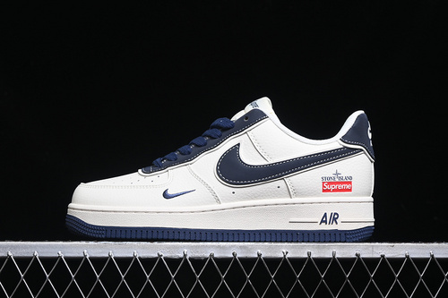 【340】[BB1616-302]-[AIR FORCE 1 07 LOW SUPREME OFF WHITE/BLUE]-[WOMAN:36-39]-[MAN:40-45]
