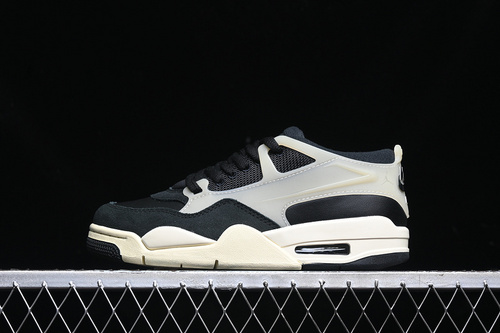 【320】[FQ7939-006]-[AIR JORDAN 4 REMASTERED BLACK/SAIL/COCONUT MILK/GYM RED]-[MAN:40-47.5]