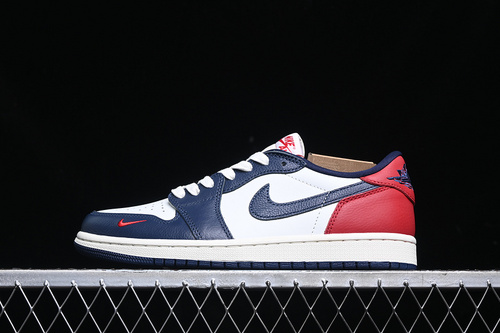 【360】[HQ2993-100]-[AIR JORDAN 1 LOW OG HOWARD UNIVERSITY WHITE/GYM RED/NEUTRAL GREY/SAIL/MUSLIN]