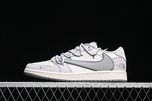【380】[SJ0086-142]-[TRAVIS SCOTT X FRAGMENT DESIGN X AIR JORDAN 1 LOW OG SP GREY/BLUE]-[UNISEX:36-45]