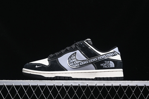 【360】[XS1086-005]-[SB DUNK LOW EDG WHITE/GREY/BLACK/SILVER]-[WOMAN:36-39]-[MAN:40-45]