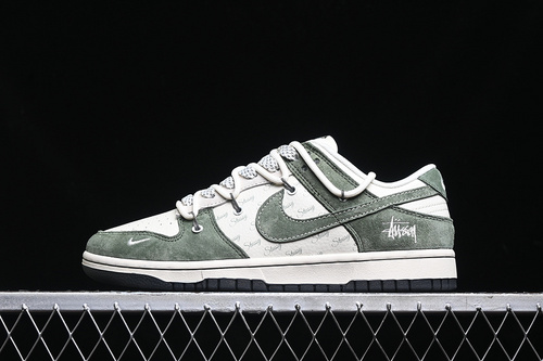 【380】[XS1186-105]-[DUNK LOW SB WHITE/GREY/GREEN]-[WOMAN:36-39]-[MAN:40-45]