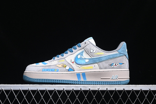 【340】[ZB2112-666]-[AIR FORCE 1 07 LOW TIME MACHINE WHITE/GREY/BLUE]-[WOMAN:36-39]-[MAN:40-45]