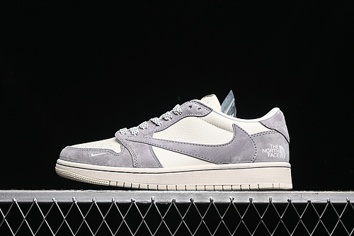 【360】[XS3086-001]-[TRAVIS SCOTT X FRAGMENT DESIGN X AIR JORDAN 1 LOW OG SP GREY/WHITE]-[36-45]