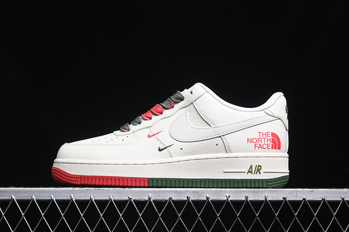 【340】[XZ6188-011]-[AIR FORCE 1 07 LOW OFF WHITE/GREEN/RED]-[WOMAN:36-39]-[MAN:40-45]