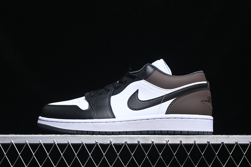【240】[553558-152]-[AIR JORDAN 1 LOW IRON GREY/WHITE/BLACK]-[WOMAN:36-39]-[MAN:40-46]