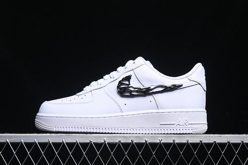 【280】[IF1686-101]-[AIR FORCE 1 07 LOW MOLTEN METAL SWOOSH PACK WHITE/BLACK]-[UNISEX:36-45]
