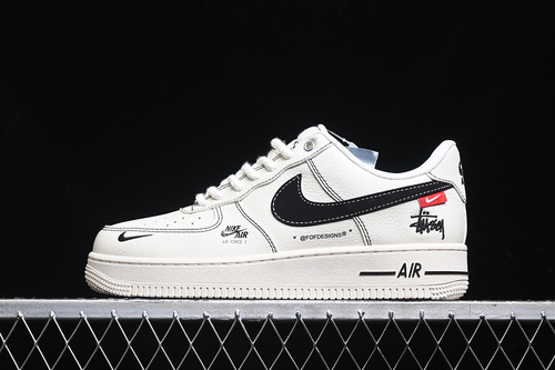 【340】[SJ6698-015]-[AIR FORCE 1 07 LOW OFF WHITE/BLACK/RED]-[WOMAN:36-39]-[MAN:40-45]