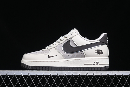 【340】[XZ6188-279]-[AIR FORCE 1 07 LOW OFF WHITE/GREY/BLACK]-[WOMAN:36-39]-[MAN:40-45]