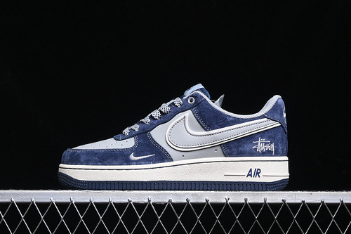 【340】[SJ6698-007]-[AIR FORCE 1 07 LOW GREY/BLUE]-[WOMAN:36-39]-[MAN:40-45]