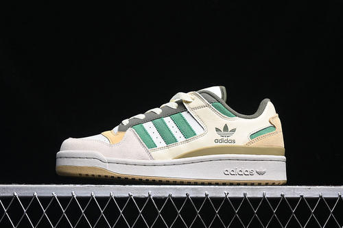 【280】[ID6264]-[FORUM 84 LOW WHITE/GREY/GREEN/YELLOW]-[WOMAN:36-39]-[MAN:40-45]