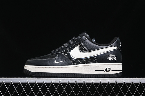 【340】[XZ6188-311]-[AIR FORCE 1 07 LOW BLACK/SILVER/WHITE]-[WOMAN:36-39]-[MAN:40-45]