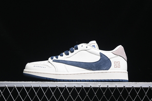 【360】[LX1988-109]-[TRAVIS SCOTT X FRAGMENT DESIGN X AIR JORDAN 1 LOW OG SP WHITE/GREY/BLUE]-[36-45]