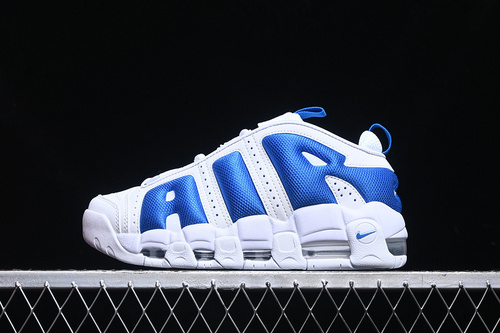 【260】[FZ3055-101]-[AIR MORE UPTEMPO LOW WHITE/HYPER ROYAL/PSYCHIC BLUE]-[WOMAN:36-39]-[MAN:40-45]