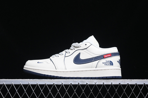 【360】[XX3318-188]-[AIR JORDAN 1 LOW SUPREME OFF WHITE/BLUE/RED]-[WOMAN:36-39]-[MAN:40-45]