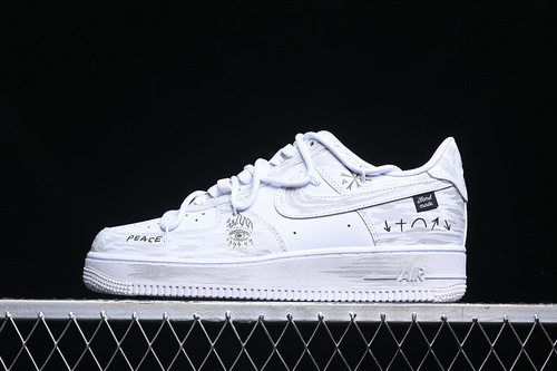 【340】[ZH0316-049]-[AIR FORCE 1 07 LOW GREY/WHITE]-[WOMAN:36-39]-[MAN:40-45]