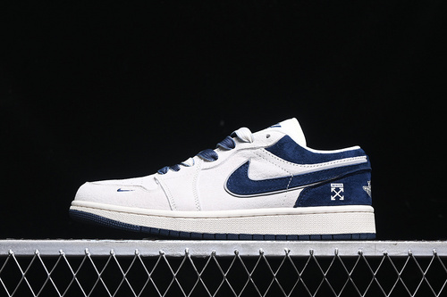 【380】[DM9188-003]-[AIR JORDAN 1 LOW WHITE/GREY/BLUE]-[WOMAN:36-39]-[MAN:40-45]