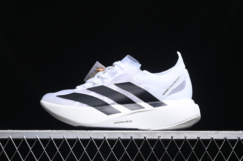 【270】[IH5564]-[ADIZERO ADIOS PRO EVO 1 WHITE/BLACK/CRYSTAL WHITE]-[WOMAN:36-39]-[MAN:40-45]