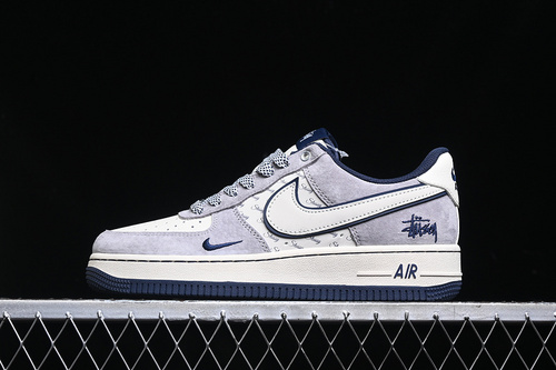 【340】[SJ6698-006]-[AIR FORCE 1 07 LOW WHITE/GREY/BLUE]-[WOMAN:36-39]-[MAN:40-45]