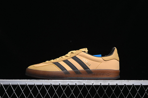 【220】[IH4771]-[ORIGIALS GAZELLE INDOOR BLACK/YELLOW]-[WOMAN:36-39]-[MAN:40-45]
