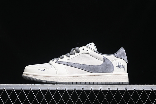 【360】[XZ6868-001]-[TRAVIS SCOTT X FRAGMENT DESIGN X AIR JORDAN 1 LOW OG SP WHITE/GREY/RED]-[36-45]