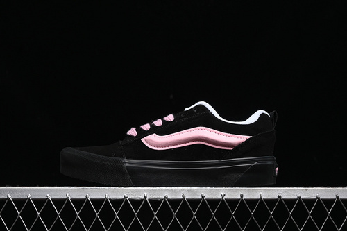 【220】[VN0009QC6BT1]-[VANS KNU SKOOL BLACK/PINK]-[WOMAN:35-39]-[MAN:40-44]