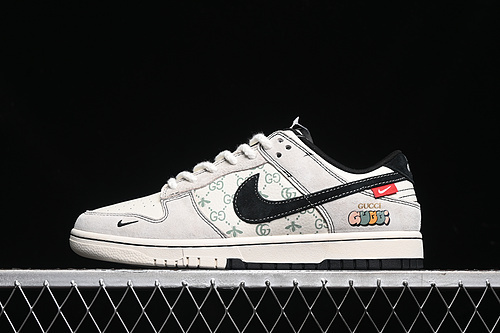 【360】[MM1089-029]-[SB DUNK LOW GU*CCI WHITE/GREY/BLACK]-[WOMAN:36-39]-[MAN:40-45]