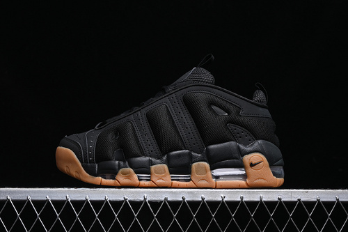 【260】[FZ3055-003]-[AIR MORE UPTEMPO LOW BLACK/GUM]-[WOMAN:36-39]-[MAN:40-45]