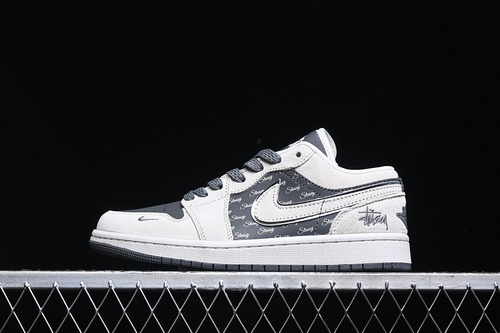 【360】[XX3318-968]-[AIR JORDAN 1 LOW WHITE/GREY]-[WOMAN:36-39]-[MAN:40-45]