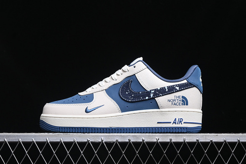 【340】[KK1988-021]-[AIR FORCE 1 07 LOW WHITE/BLACK/BLUE]-[WOMAN:36-39]-[MAN:40-45]