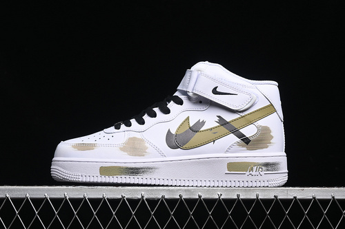 【340】[CW2289-111]-[AIR FORCE 1 07 MID WHITE/GREEN/GREY]-[WOMAN:36-39]-[MAN:40-45]